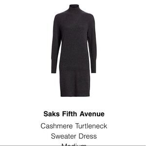Cashmere sweater dress